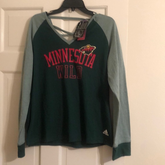 NHL Tops - NHL Adidas Minnesota Wild Shirt